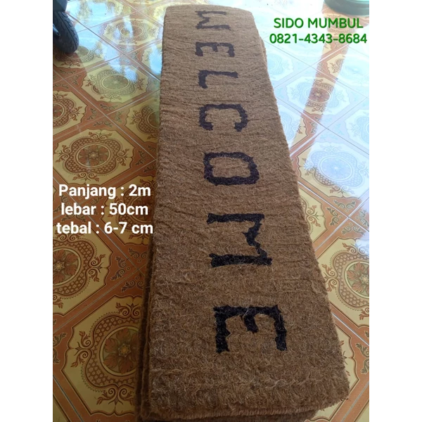Welcome Coconut Coir Door Mat