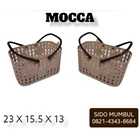 Mocca Plastic Shopping Market Basket 1