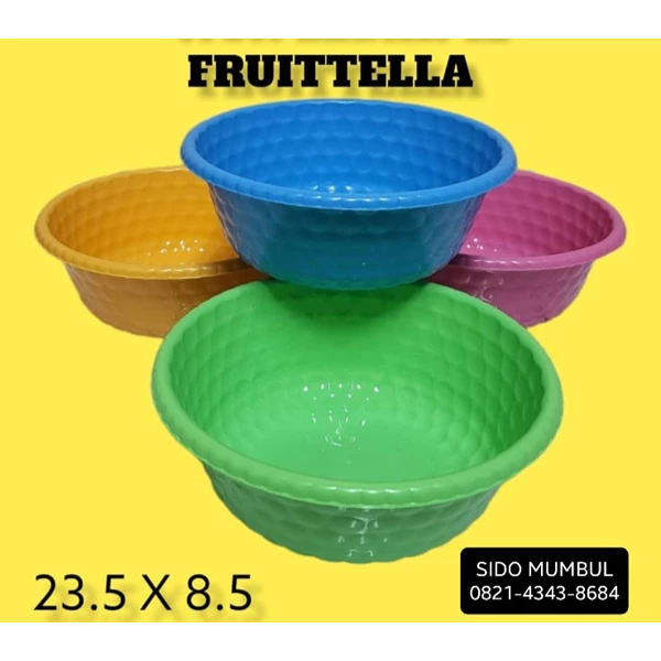 Fruitella Colored Plastic Wash Basin