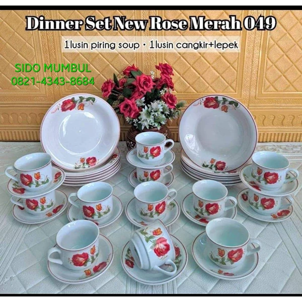 Mangkok Caserole Keramik Dinner Set