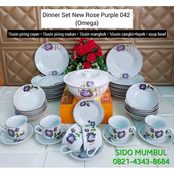 Mangkok Caserole Keramik Dinner Set