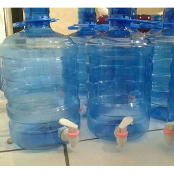 Transparent Plastic Faucet Gallon Jars
