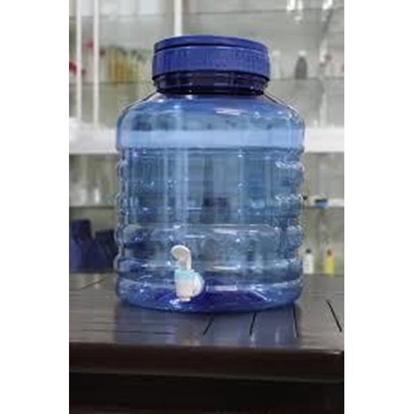 Transparent Plastic Faucet Gallon Jars