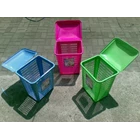 Laundry Basket Cart Plastic Clothing 1