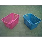 Laundry Basket Cart Plastic Clothing 6