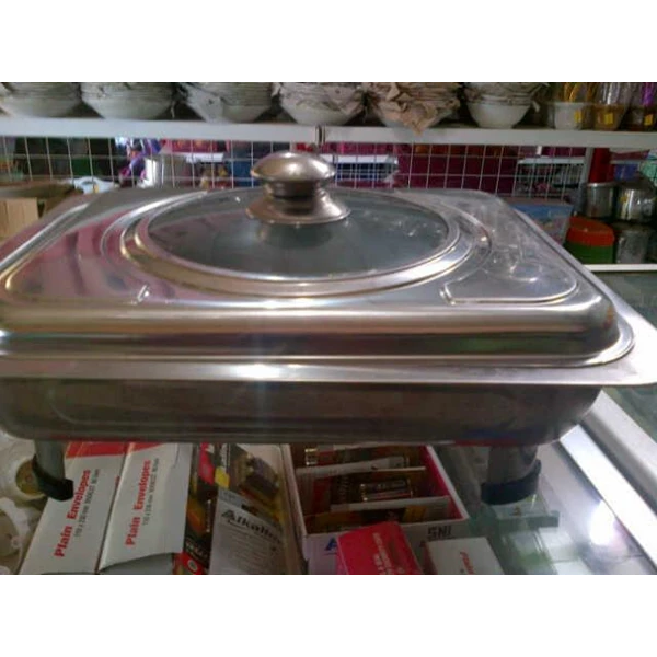 Stainless Steel Super Pan With Stove Deep Soup Bowl Chafing Dish