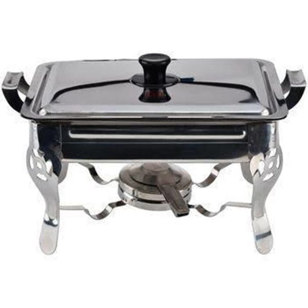 Buffet Pan Fast Food Dish Pan Set With Stainless Steel Stove