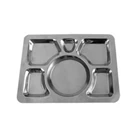 Snack Food Stainless Steel Divider Tray 2