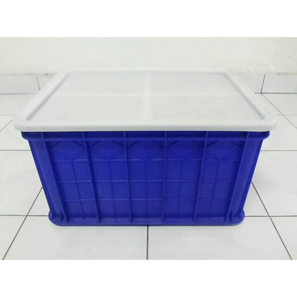 Box Container Bak Industri Plastik Buntu Piring Tahu Dengan / Tanpa Tutup Audi Plast
