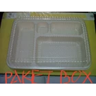Disposable Bento Box Kotak Makan Sekat Mika Sekali Pakai 4