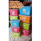 Favourite Container Box Plastik Kotak Warna Tutup Transparan Dengan Handle Maspion 3