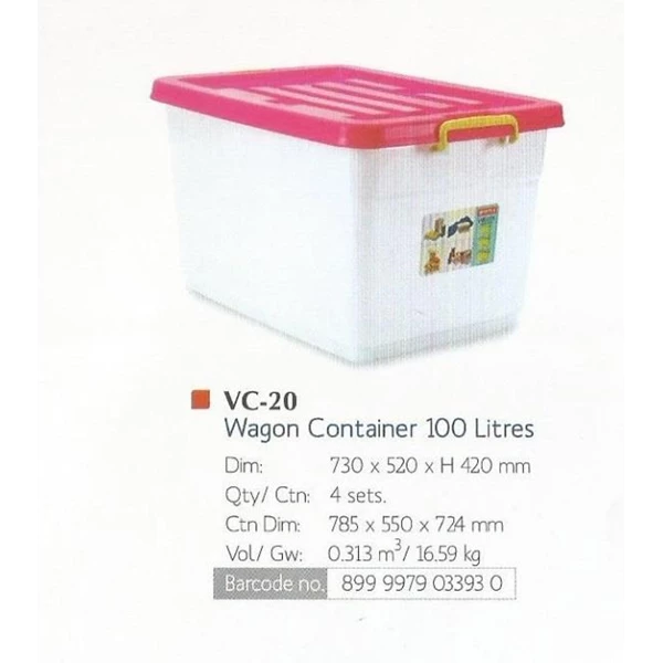 Vigo Wagon Container Box Roda Lion Star