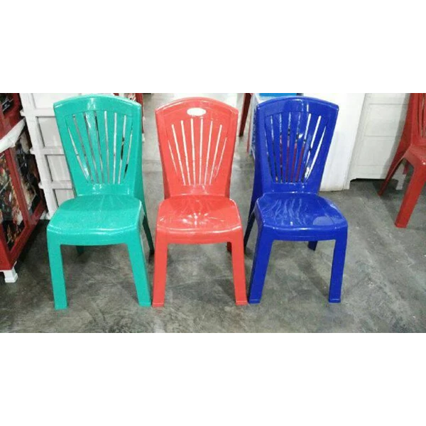 Surabaya Cheap Plastic Backrest Chair