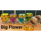 Flower Glass Jar 10