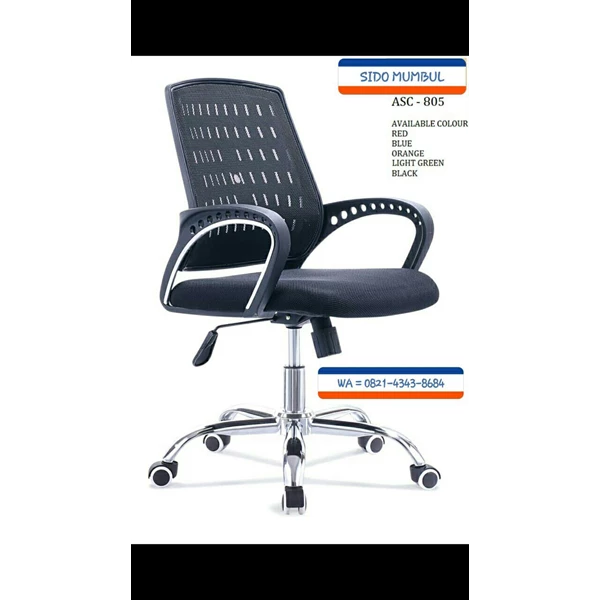 Stainless Steel Reclining Astrovis Office Chair