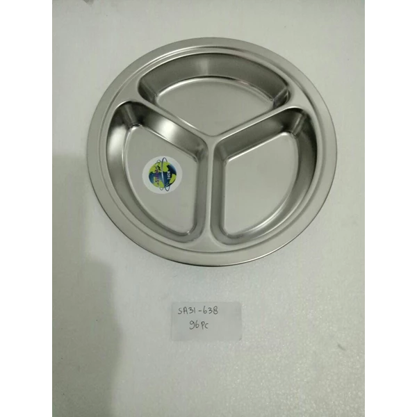 Round Stainless Steel Snack Food Tray