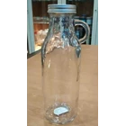Milk Glass Bottles with Lid 7