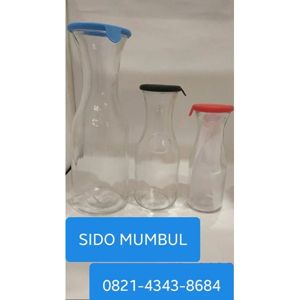 Milk Glass Bottles with Lid
