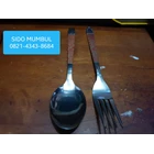 Stainless Steel Spoon and Fork 2