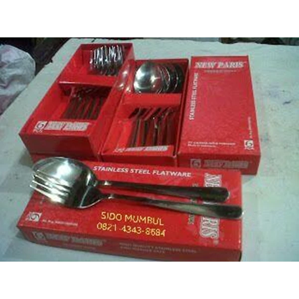 Stainless Steel Spoon and Fork