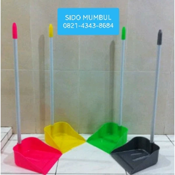Plastic Waste Shovel Dust Pan with Handle