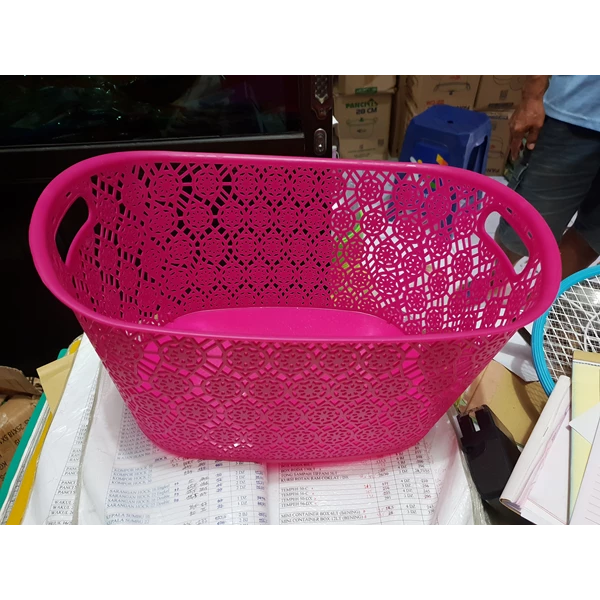 Multi Purpose Plastik Basket With Lid