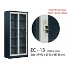 Filing Cabinet Iron Plate Emporium Steel Furniture EC-1 Size 85 x 40 x 185 cm 2