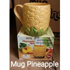 Ceramic Pineapple Pineapple Cup Mug Lid 1