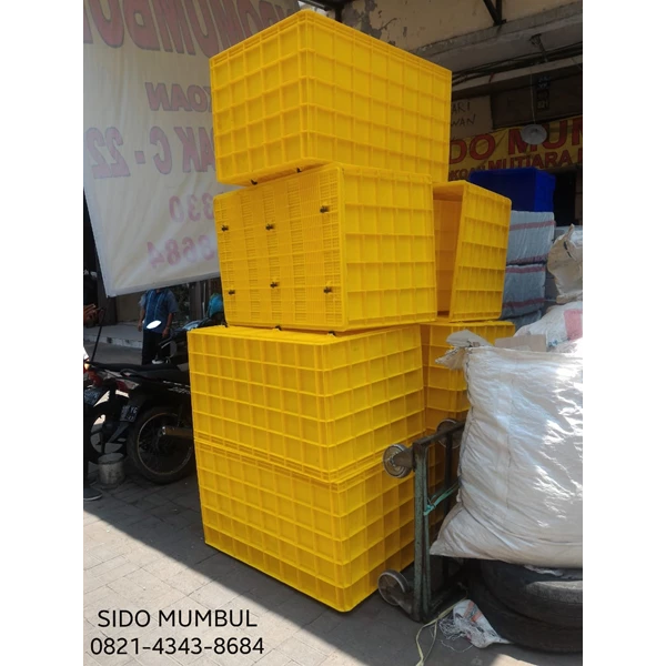 Plastic Crates Harvested by JNE JNT TIKI Lion Parcel POS