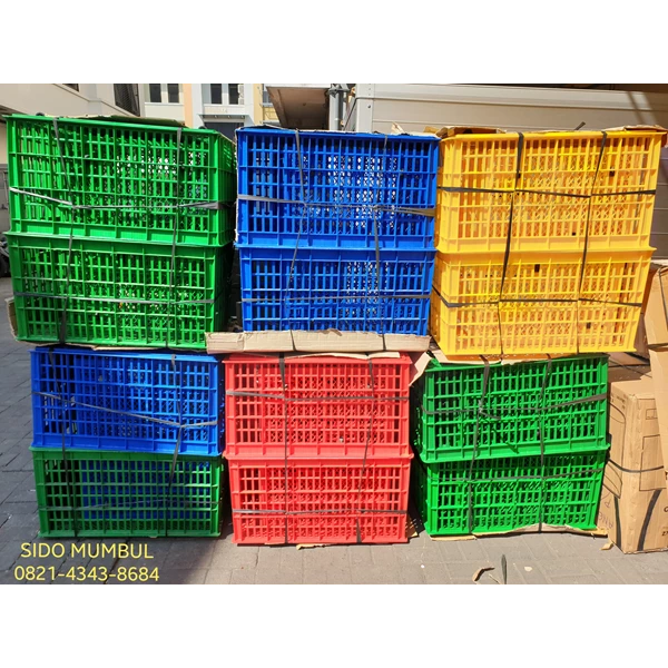 Plastic Crates Harvested by JNE JNT TIKI Lion Parcel POS