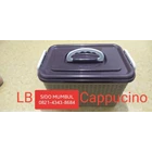 Keranjang Makanan Lunch Box Tutup Samir Sekat Cappucino 2