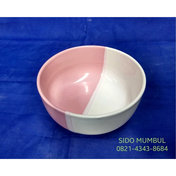 5.5 Inches Two Tone Ceramic Bowl