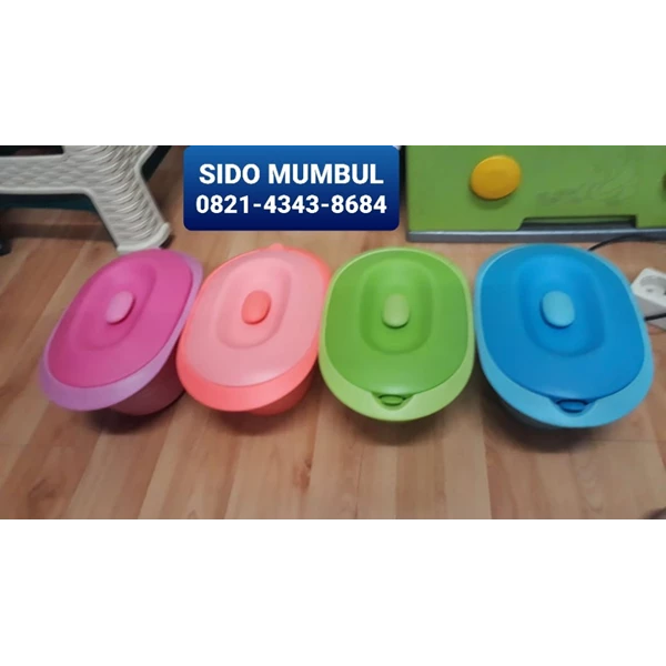 Oval Square Round Plastic Basin with Lid and Soup Spoon