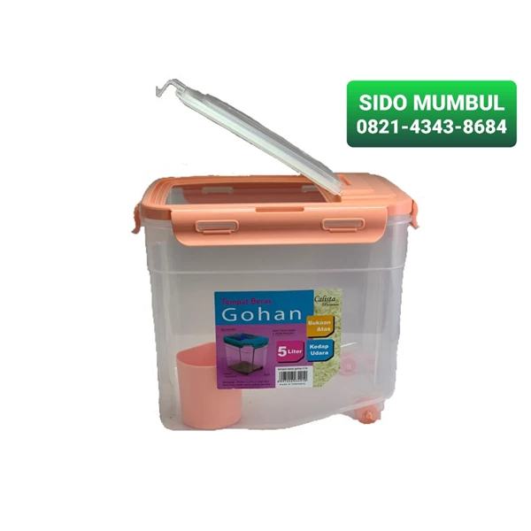 Plastic Gohan Rice Holder Box
