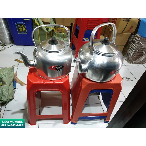 Super Cast Aluminum Kettle Teapot JAVA Coffee