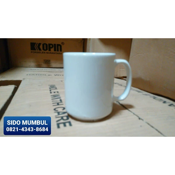 Ceramic Plain White Mug