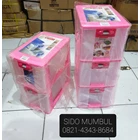 Pressa Container Rak Laci Kotak CD Susun Plastik Lion Star 3