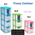 Pressa Container Rak Laci Kotak CD Susun Plastik Lion Star 1