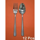 Spoon and fork Stainless Steel 7