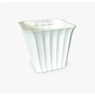 Pot Bunga Plastik Putih 6