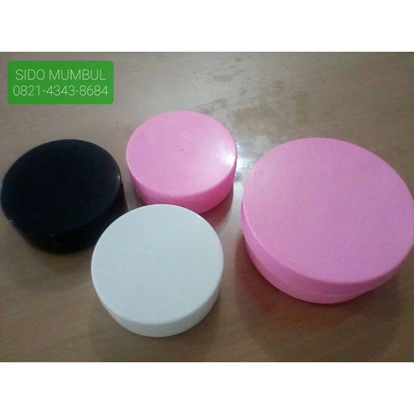 Cosmetic Box Plastic Round Cream Scrub Pot Accessories