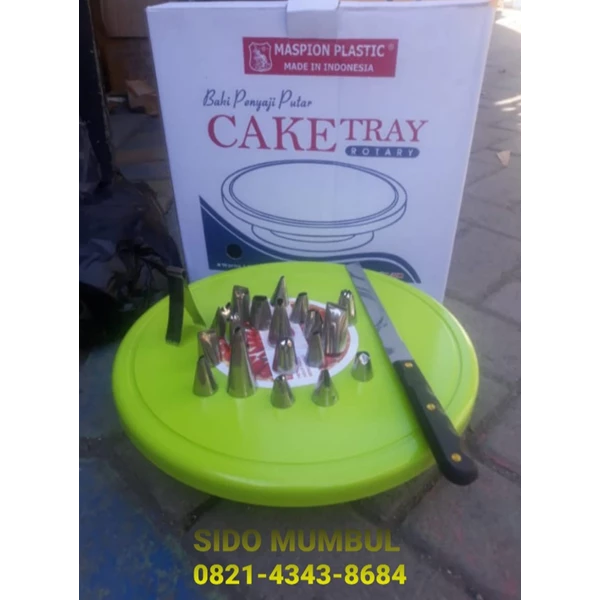 Cake Tray Rotary Plastik Maspion