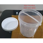 1 Kilogram Transparant Food Plastic Pail 2