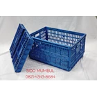 Folding Plastic Industry Crate Basket 1