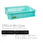 Mini Container Krat Kecil Plastik Stella Davida Green Leaf 6