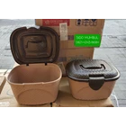Brown Plastic Box with Lid 1